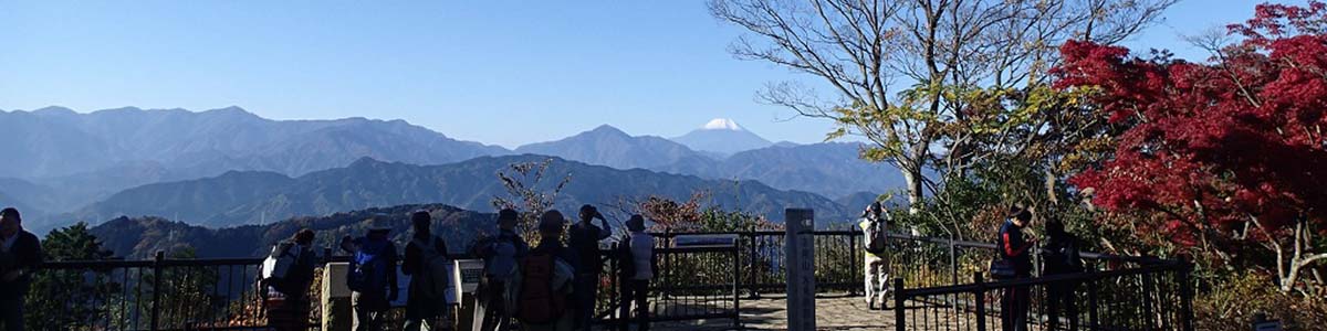 山頂からの展望秋